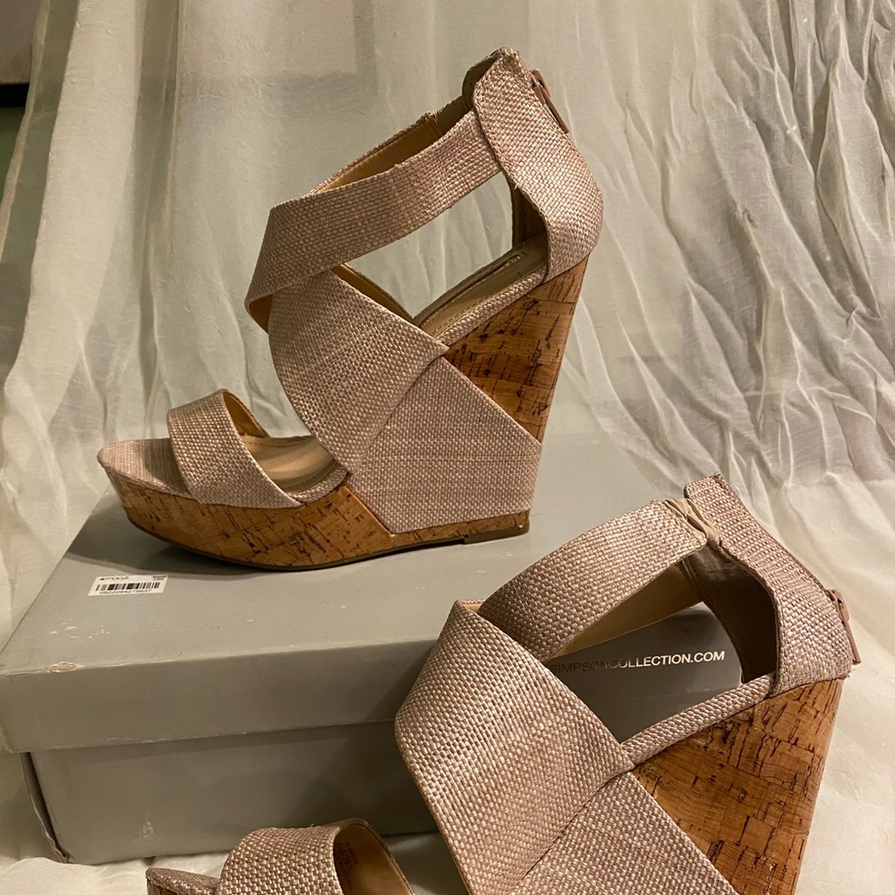 NEW BCBG platforms.  Stunning color and style